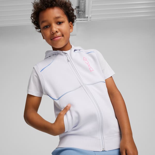 PUMA X PLAYSTATION Hoodie, Silver Mist, large-MEX