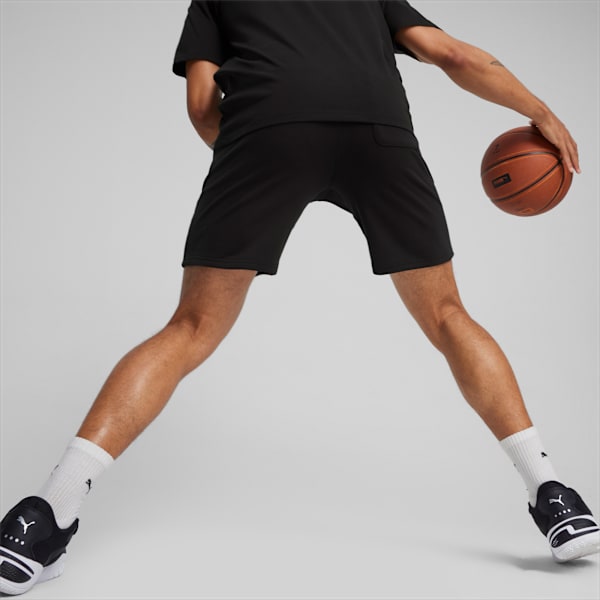 Shorts de Basketball Pivot, PUMA Black, large-ARG