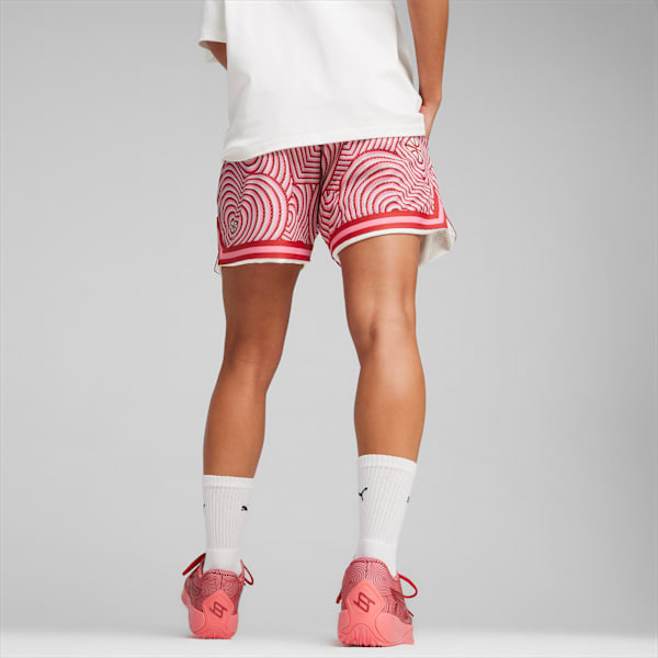 Shorts Game Love Heart para mujer, Club Red-AOP, large-ARG