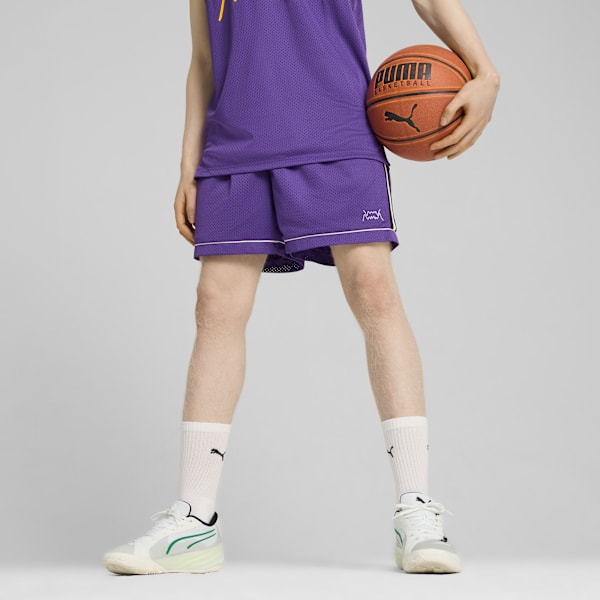 Shorts de basketball The Classics para hombre, Team Violet, large-ARG