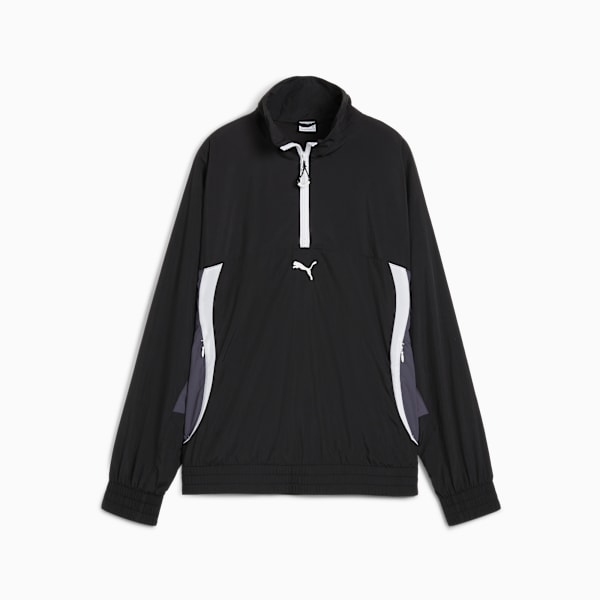 Sudadera CELLERATOR para mujer, PUMA Black-Galactic Gray, large-MEX