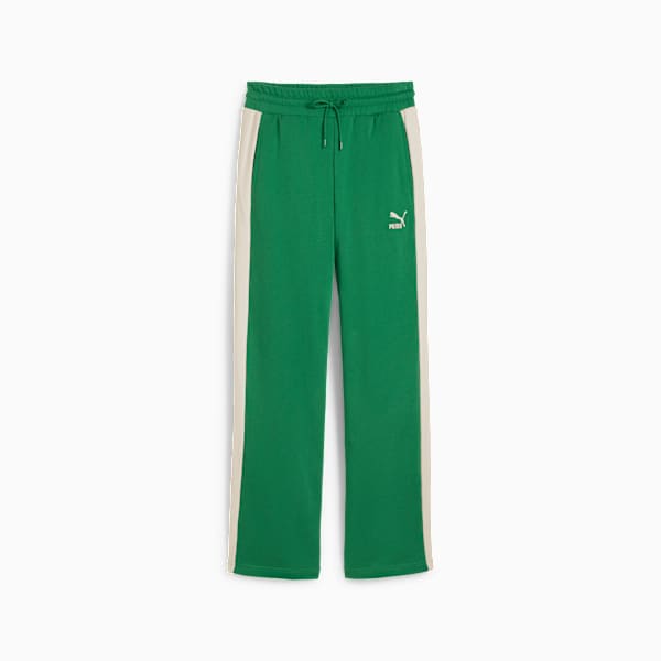 Pantalón recto T7 para mujer, Archive Green, large-ARG