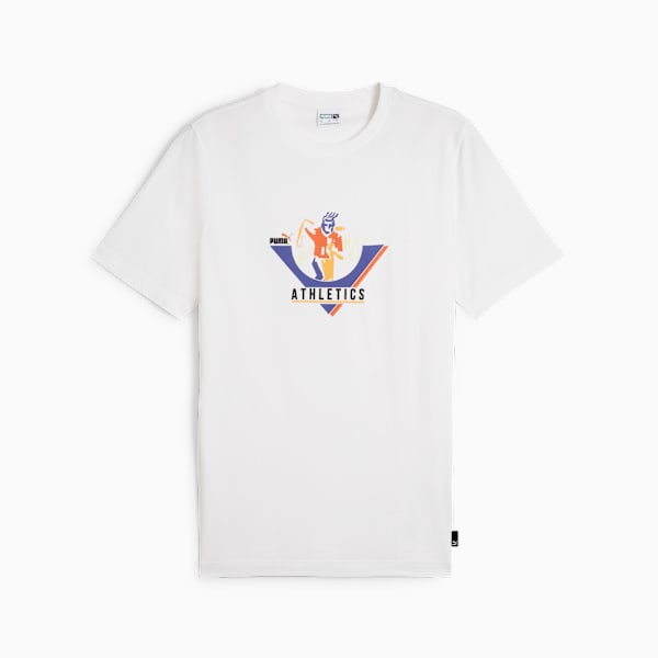 Remera para hombre Graphics PUMA Athletics, PUMA White, large-ARG