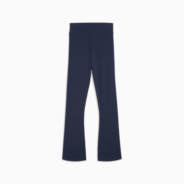 MATCH POINT Youth Flared Leggings, Club Navy, large-MEX
