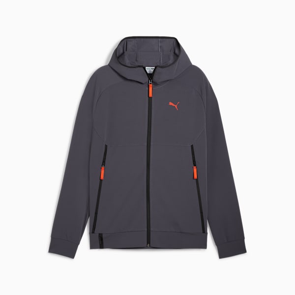 Campera deportiva PUMATECH para hombre, Galactic Gray-Redmazing, large-ARG