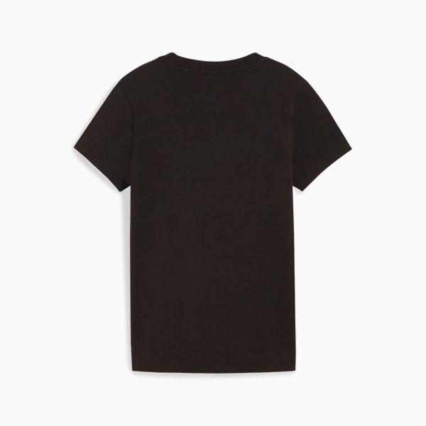 Playera para mujer CLASSICS Shiny Logo, PUMA Black, large-MEX