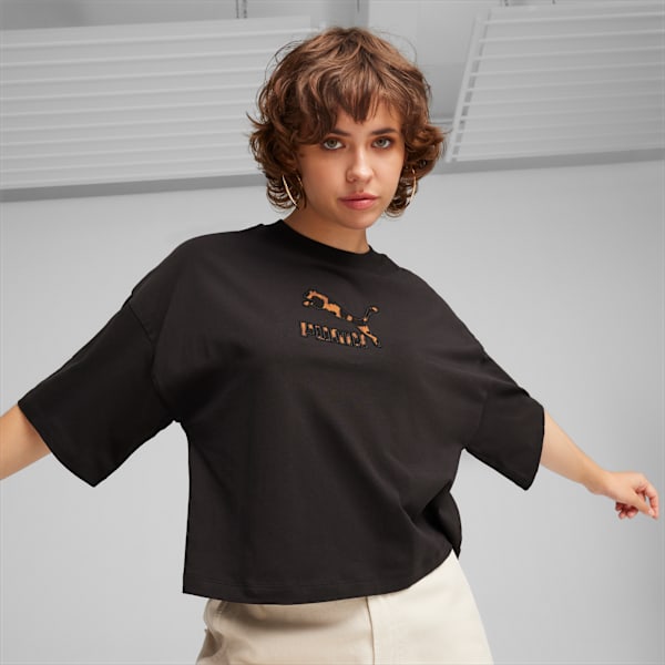 Playera para mujer CLASSICS Kitten, PUMA Black, large-MEX