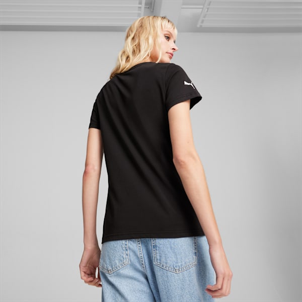 Playera Mujer F1 Logo, PUMA Black, large-MEX