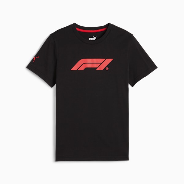 F1 ESS Youth Motorsport Tee, PUMA Black, large-MEX