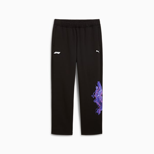 F1 Neon Energy Sweatpants Men, PUMA Black, large-MEX