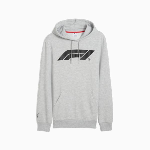 Buzo con capucha F1® ESS Logo para hombre, Light Gray Heather, large-ARG