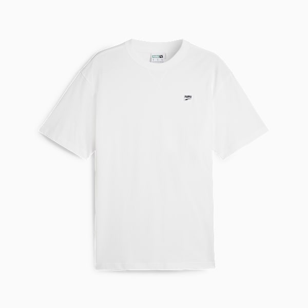 Playera para hombre DOWNTOWN Badge, PUMA White, large-MEX