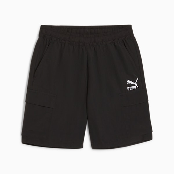 CLASSICS Youth Cargo Shorts, PUMA Black, large-MEX