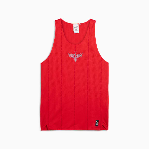 Musculosa de basketball Melo Alwayz On para hombre, For All Time Red, large-ARG