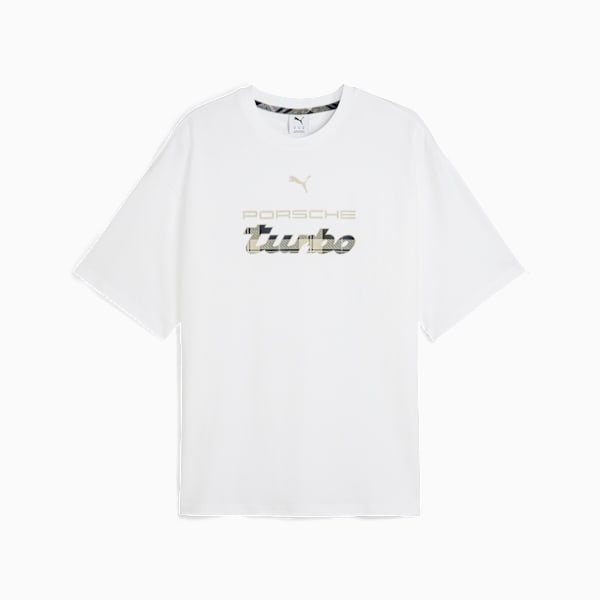 Porsche Legacy Statement Logo Tee, PUMA White, large-ZAF