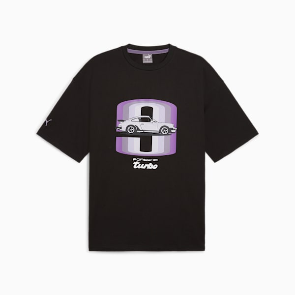 Remera con estampado Porsche Legacy 911 para hombre, PUMA Black, large-ARG