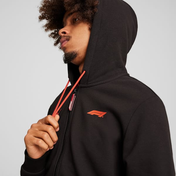 F1 ESS Full-Zip Hoodie Men, PUMA Black, large-MEX