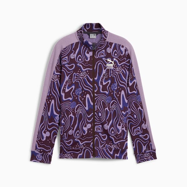 Track Jacket Youth, Midnight Plum, large-MEX