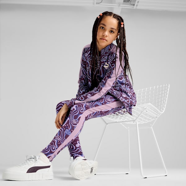 Track Jacket Youth, Midnight Plum, large-MEX