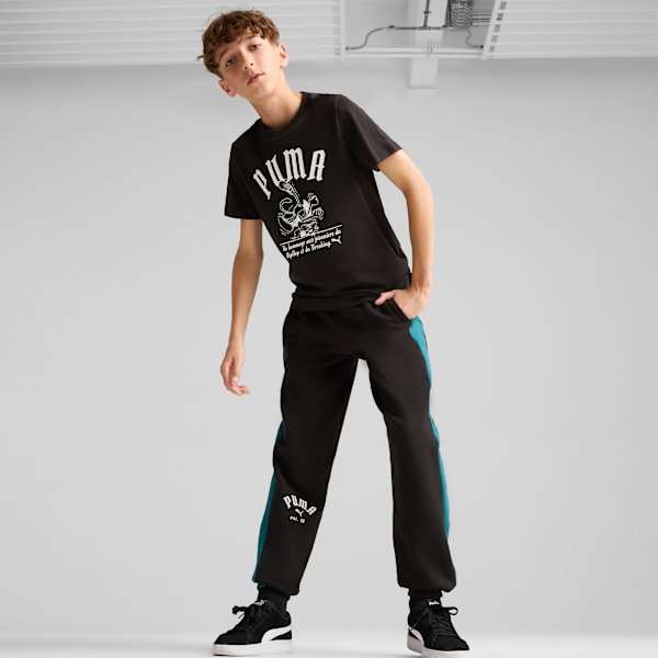 PLAY LOUD T7 Sweatpants Youth, PUMA Black, large-MEX