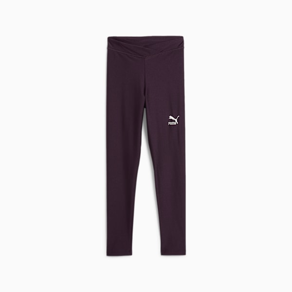 Leggings adolescentes CLASSICS Seasonal, Midnight Plum, large-MEX