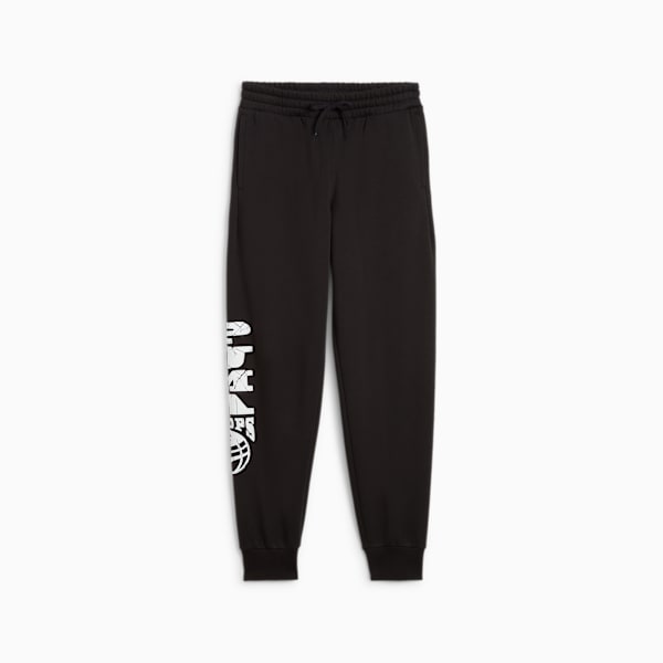 Basketball Blueprint Pants Youth, PUMA Black, large-MEX