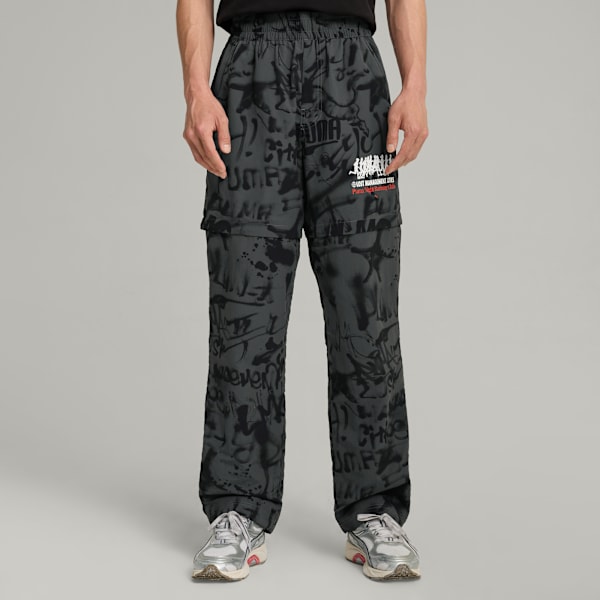 Pantalones PUMA x LMC con estampado integral para hombre, Shadow Gray, large-ARG