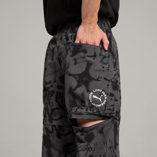 Pantalones PUMA x LMC con estampado integral para hombre, Shadow Gray, large-ARG