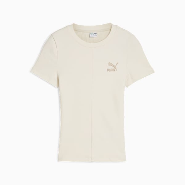 Playera Mujer CLASSICS Ribbed, Alpine Snow, large-MEX
