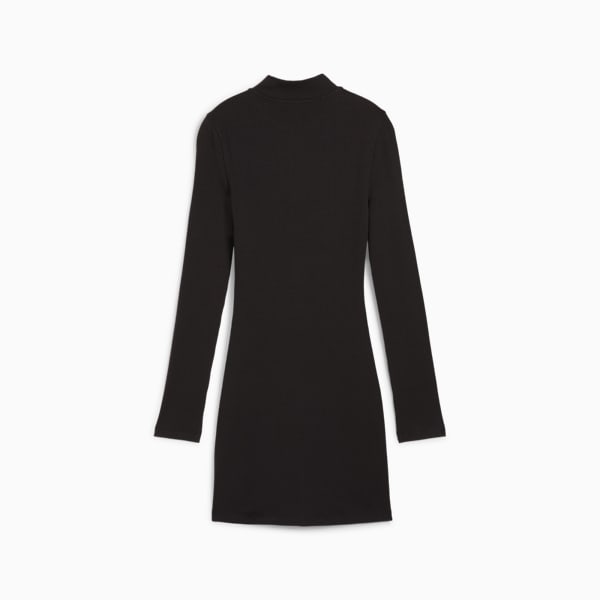Vestido de canalé CLASSICS para mujer, PUMA Black, large-MEX