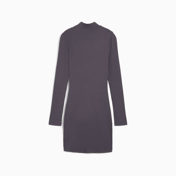 Vestido de canalé CLASSICS para mujer, Galactic Gray, large-MEX