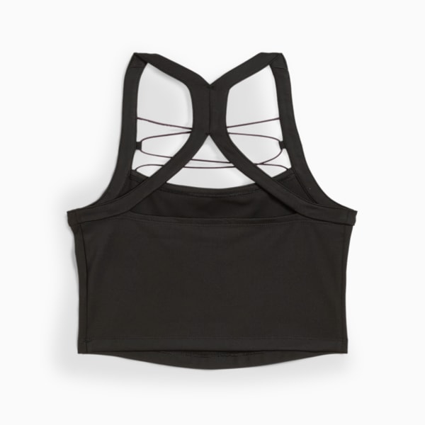 Crop top DARE TO para mujer, PUMA Black, large-ARG