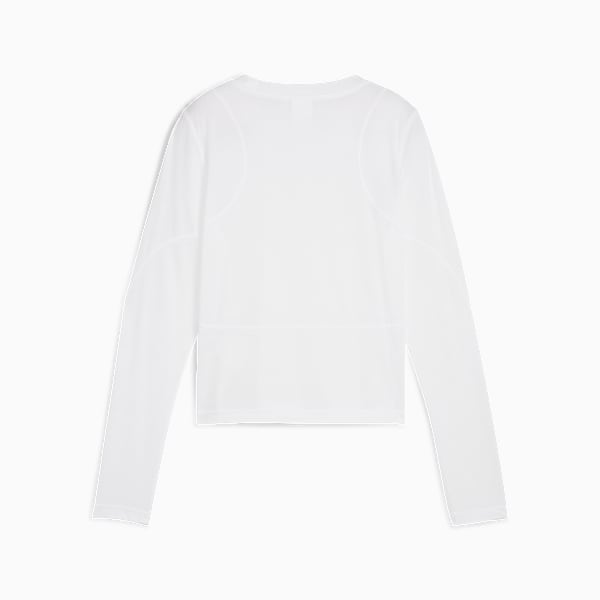 RemeraTHE FAST RACE de manga larga para mujer, PUMA White, large-ARG