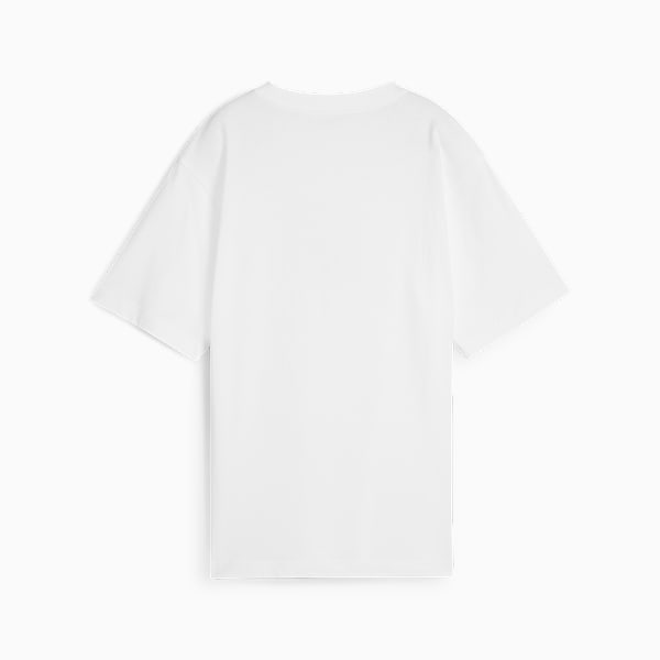 DOWNTOWN Relaxed Graphic Tee Women, PUMA White, large-MEX