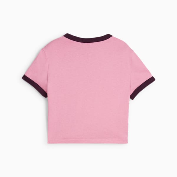 DOWNTOWN Graphic Baby Tee Women, Mauved Out, large-MEX