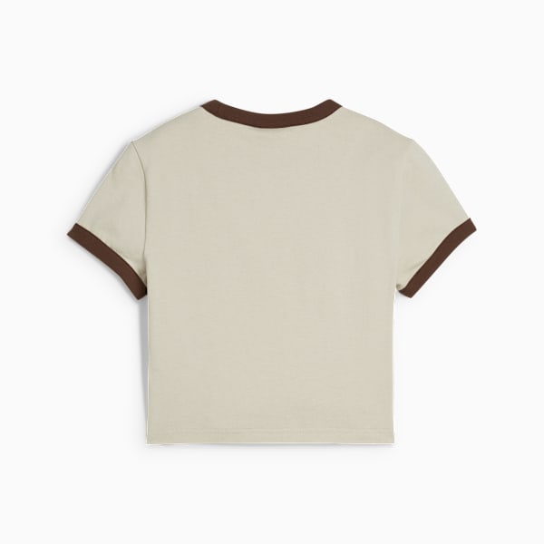 DOWNTOWN Graphic Baby Tee Women, Desert Dust, large-ZAF