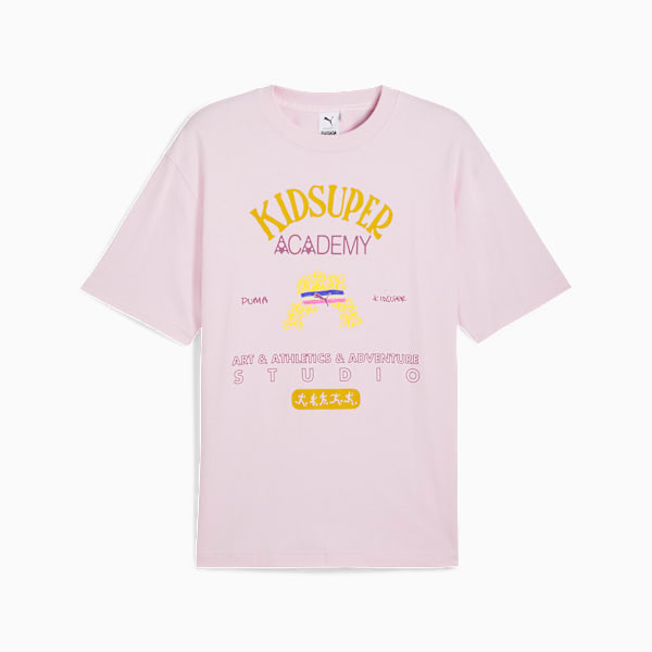 PUMA x KIDSUPER Graphic Tee Men, Pearl Pink, large-MEX