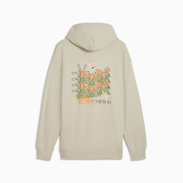 Buzo con capucha DOWNTOWN Graphic para hombre, Desert Dust, large-ARG