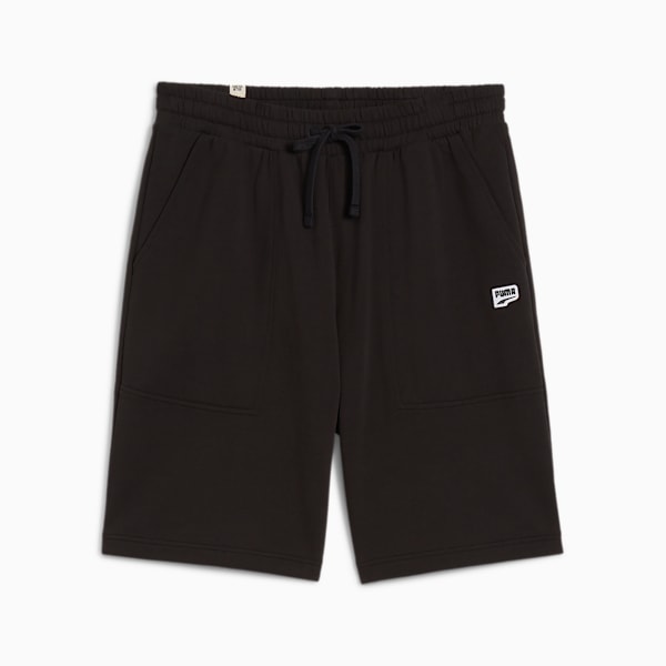 DOWNTOWN Relaxed Shorts Unisex, PUMA Black, large-MEX