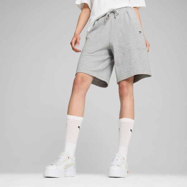 Shorts DOWNTOWN, Light Gray Heather, large-MEX