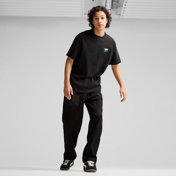 Pantalones tipo paracaídas DOWNTOWN para hombre, PUMA Black, large-ARG
