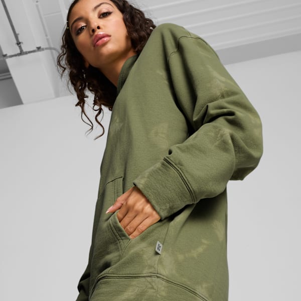 Buzo con capucha DOWNTOWN Relaxed unisex, Calming Green, large-ARG