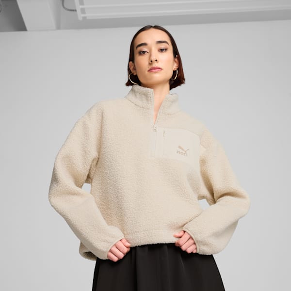 Sudadera CLASSICS Winterized Mujer, Alpine Snow, large-MEX