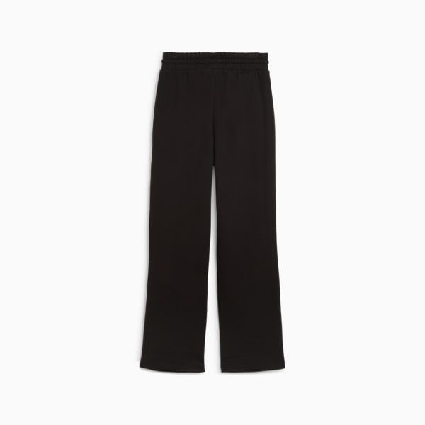 Pants de pista para mujer de cintura alta T7, PUMA Black-PUMA Black, large-MEX