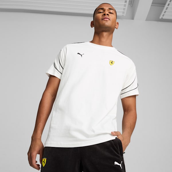 Playera Hombre Scuderia Ferrari Race MT7+, PUMA White, large-MEX