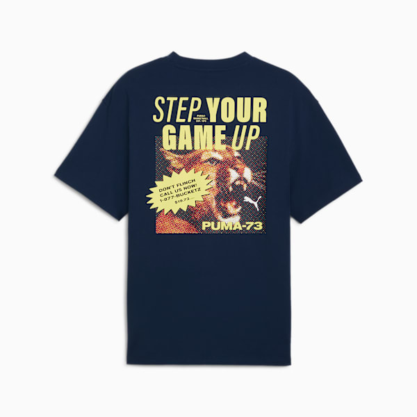 Playera de básquet Step Your Game Up para hombre, Club Navy, large-MEX