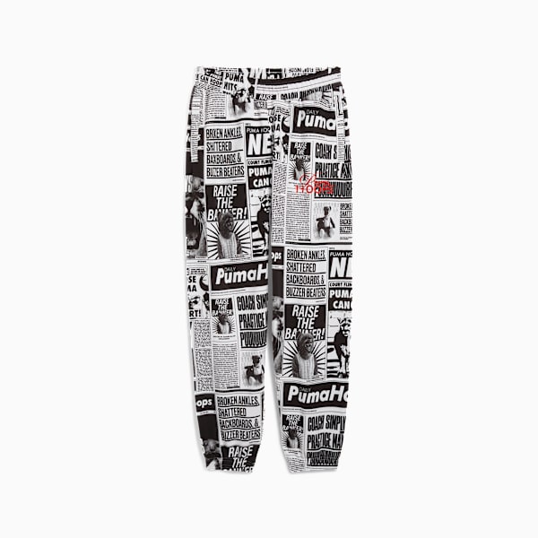 Jogging de basketball Media Day para hombre, PUMA Black-PUMA White, large-ARG