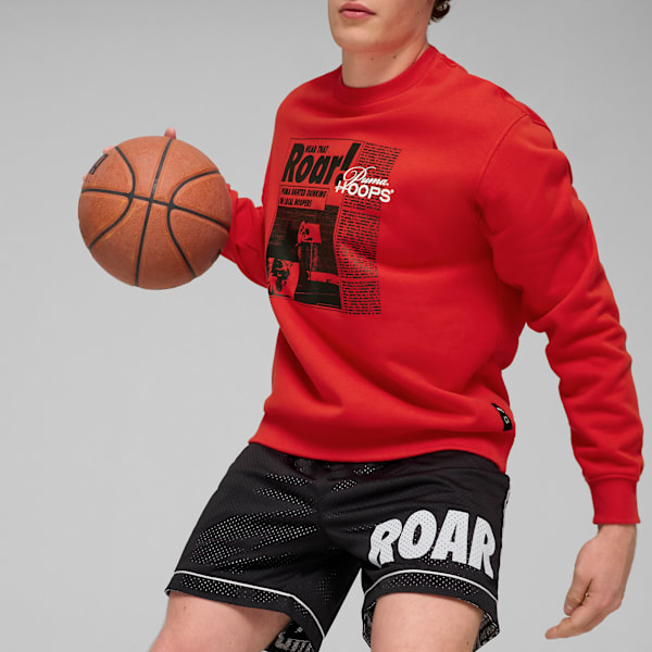 Media Day Classics Basketball Shorts Men, PUMA Black, large-MEX