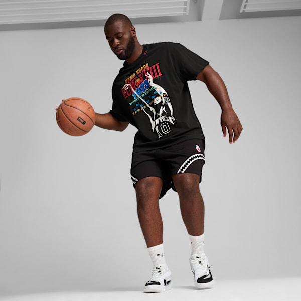 Remera de basketball Crowd Craze 1 para hombre, PUMA Black, large-ARG