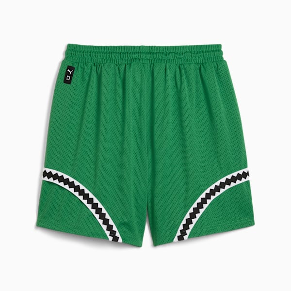 Shorts de basketball Crowd Craze para hombre, Archive Green, large-ARG